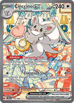 【キム】ポケモンカード Cinccino ex | Chaos Rising | TCG Card Database