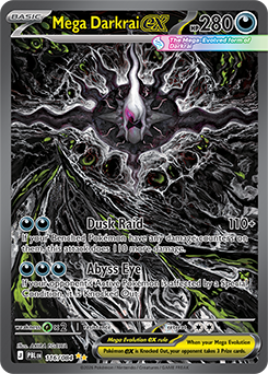 Pokémon Card: Mega Darkrai EX MUR Mega Darkrai ex | Pitch Black | TCG Card Database