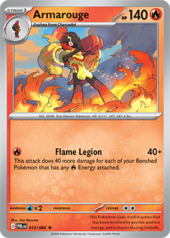 Armarouge Pokémon card