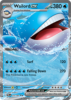 wailord v pokemon card 013/073 Champion's Path Holo Ultra Rare Near Mi remove all Special Conditions from it Wailord V | Champion's Path