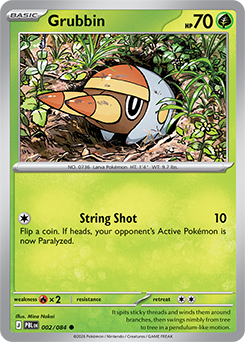 Grubbin Pokémon card