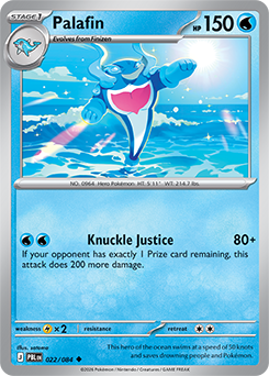 Palafin Pokémon card