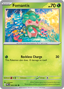 Fomantis Pokémon card