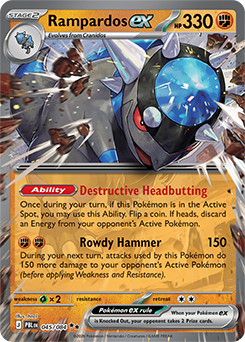 Rampardos ex | Pitch Black | TCG Card Database