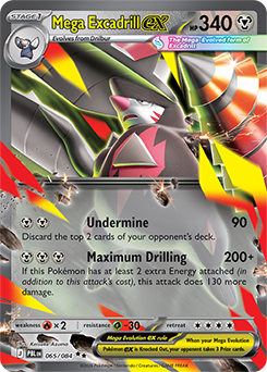 Mega Excadrill ex, Pitch Black