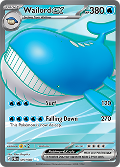 pokemon cards wailord ex - 095/081 (095/081) Celebrate the legacy of your favorite tabletop game with this Wailord 2025 Pokemon Journey Together Illustration Rare #162 PSA Authenticated 10 Card Wailord | Vivid Voltage |