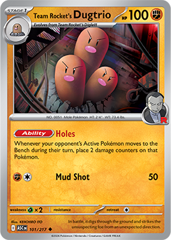 Dugtrio　ダグトリオ ★ シャドウレス　Shadowless Dugtrio [Shadowless] #19 Prices | Pokemon Base Set | Pokemon Cards