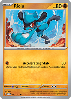 ポケモンカードゲーム rio Riolu | Ascended Heroes | TCG Card Database