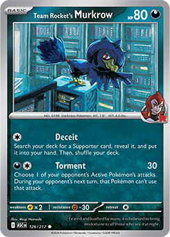 Team Rocket's Murkrow | Ascended Heroes | TCG Card Database