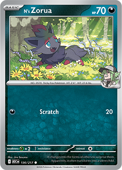 Zorua | XY–BREAKthrough | TCG Card Database