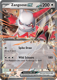 Zangoose ex | Ascended Heroes | TCG Card Database