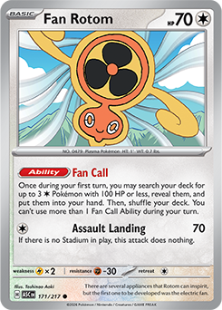 Mow Rotom | Stellar Crown | TCG Card Database