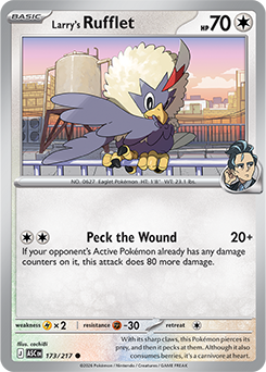 larry pokemon card value Larry's Rufflet | Ascended Heroes