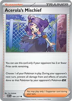 Acerola's Mischief | Ascended Heroes | TCG Card Database