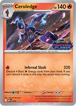ceruledge pokemon cards Starter Set Ex Terastal Stellar Ceruledge Pokémon Card Game | Authentic  Japanese Pokémon TCG Set main image 0