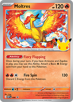 Moltres | Mega Evolution Promo Cards | TCG Card Database