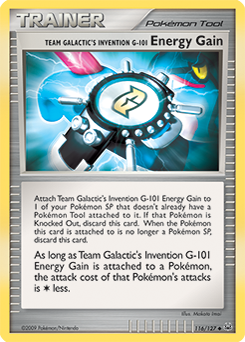 Team Galactic’s Invention G-101 Energy Gain