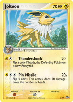 holographic jolteon pokemon card Amazon.com: Pokemon - Jolteon-EX (28/83) - Generations main image 0