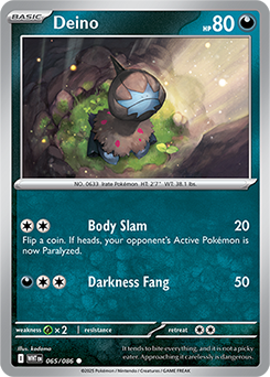 Deino | White Flare | TCG Card Database