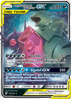 Mega Sableye & Tyranitar-GX