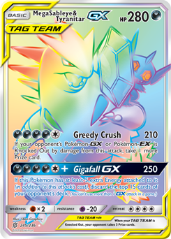 Mega Sableye & Tyranitar-GX