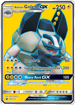 Alolan Golem-GX