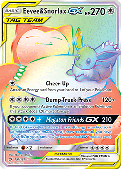 Eevee & Snorlax-GX