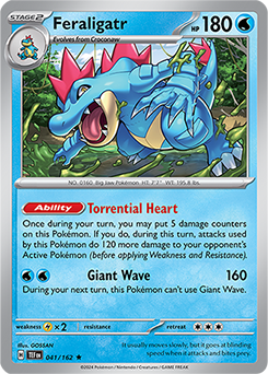 Feraligatr SVP 089 - Temporal Forces SV Black Star Promo - Pokemon Card - Near Mint