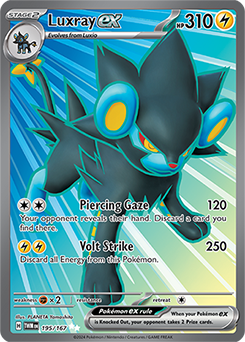 Luxray ex | Twilight Masquerade | TCG Card Database