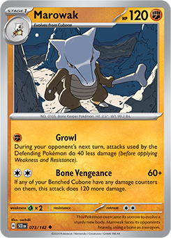 Marowak | Stellar Crown | TCG Card Database