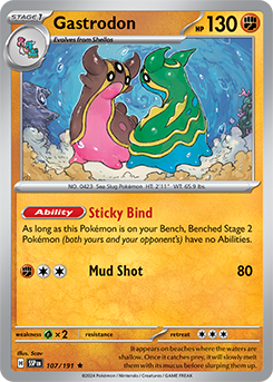 Gastrodon | Surging Sparks | TCG Card Database