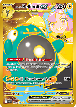 Iono's Bellibolt ex | Journey Together | TCG Card Database