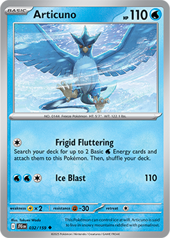 1995 articuno pokemon card 16/108 Rare Attack 2 first edition articuno pokemon card