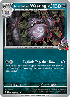 Team Rocket's Weezing | Destined Rivals | TCG Card Database