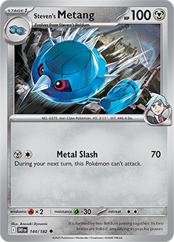 Steven's Metang | Destined Rivals | TCG Card Database
