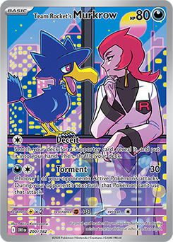 Team Rocket's Murkrow | Destined Rivals | TCG Card Database