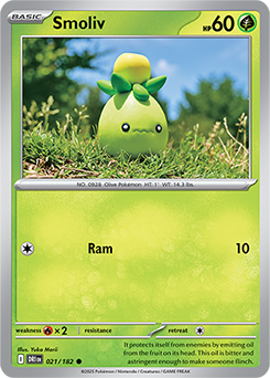 Smoliv | Destined Rivals | TCG Card Database