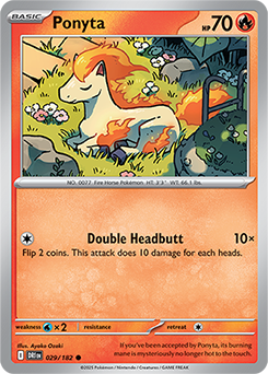 Ponyta | Destined Rivals | TCG Card Database