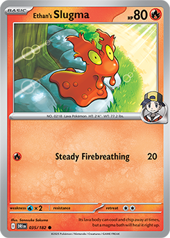 ethan's pokemon cards Ethan's Adventure SR (84/63) - Pokemon Heat Wave Arena (sv9a)
