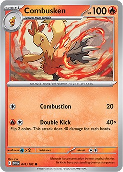 Combusken 70HP ポケモンカード英語版 Combusken | Destined Rivals | TCG Card Database