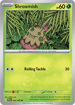 Shroomish Pokémon card