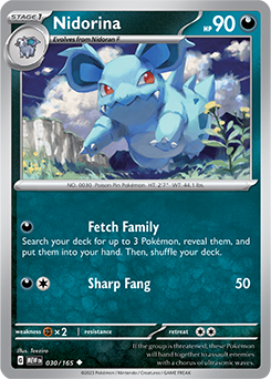 Pokemon Nidoqueen, Nidorina And Nidoran Female - Rare Card Evolution Set Plasma Freeze 40 41 And 42