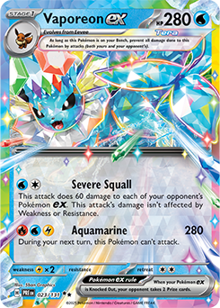 Vaporeon ex