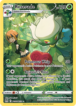 Roserade Pokémon card