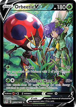 Orbeetle V Pokémon card