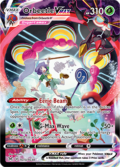 Orbeetle VMAX Pokémon card