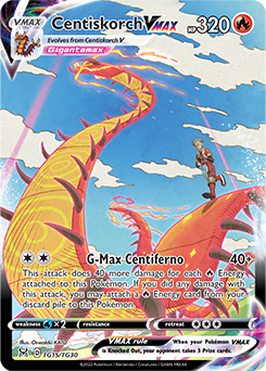 Centiskorch VMAX Pokémon card