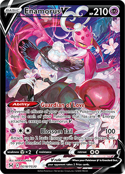 Enamorus V Pokémon card