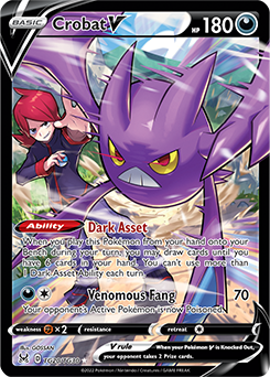 Crobat V Pokémon card