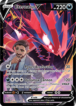 Eternatus V Pokémon card